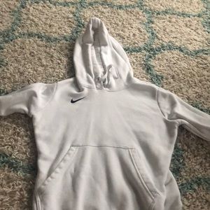white nike hoodie